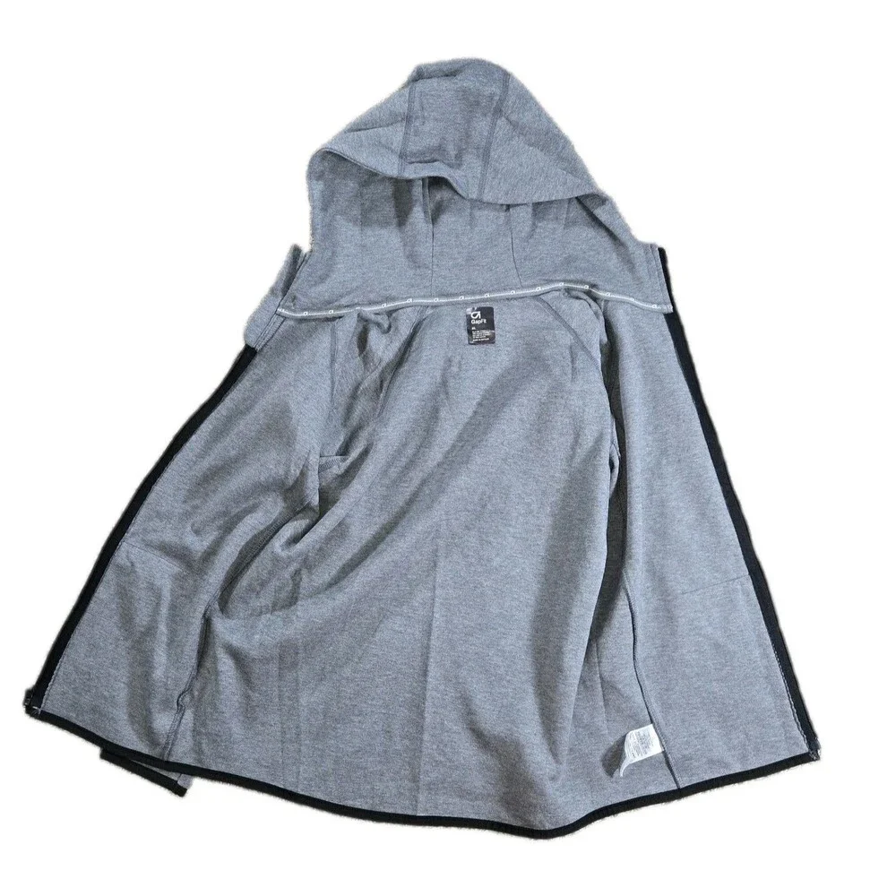 Boys GapFit Sweat Suit XL Gray Full Zip Hoodie Jogger Pants 2 Piece Set Gap Fit